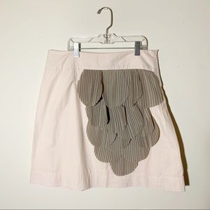 ANTHROPOLOGIE FLOREAT Rose-of-Sharon Skirt